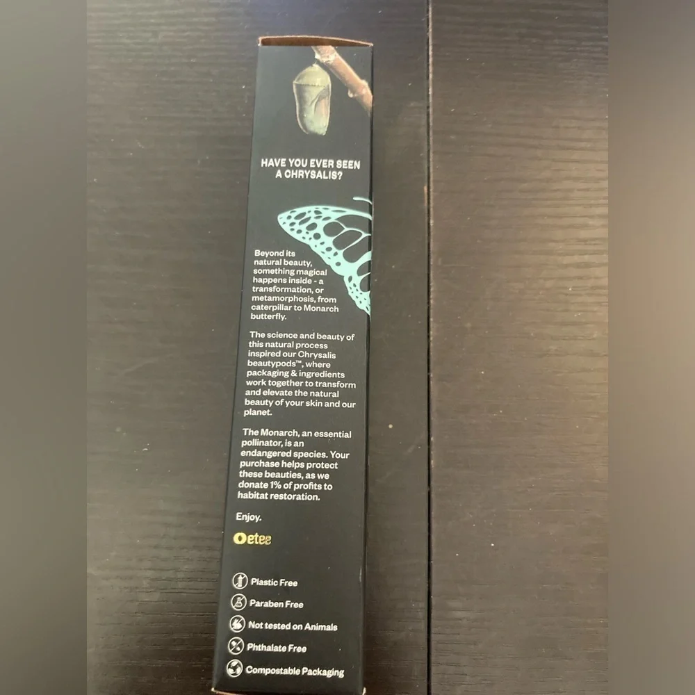 Etee Chrysalis beauty pod. Brand new in box. .42 ml size. Natural evolution